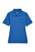 Harriton M265W Womens Easy Blend Wrinkle Resistant Short Sleeve Polo Shirt True Royal Blue Flat Front