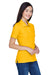 Harriton M265W Womens Easy Blend Wrinkle Resistant Short Sleeve Polo Shirt Sunray Yellow Model 3q