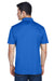 Harriton M315 Mens Polytech Moisture Wicking Short Sleeve Polo Shirt True Royal Blue Model Back