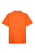 Harriton M315 Mens Polytech Moisture Wicking Short Sleeve Polo Shirt Team Orange Flat Back