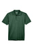 Harriton M315 Mens Polytech Moisture Wicking Short Sleeve Polo Shirt Dark Green Flat Front