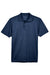 Harriton M315 Mens Polytech Moisture Wicking Short Sleeve Polo Shirt Navy Blue Flat Front