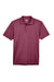 Harriton M315 Mens Polytech Moisture Wicking Short Sleeve Polo Shirt Maroon Flat Front