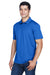 Harriton M315 Mens Polytech Moisture Wicking Short Sleeve Polo Shirt True Royal Blue Model 3q