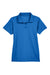 Harriton M315W Womens Polytech Moisture Wicking Short Sleeve Polo Shirt True Royal Blue Flat Front