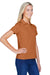 Harriton M315W Womens Polytech Moisture Wicking Short Sleeve Polo Shirt Texas Orange Model 3q