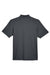 Harriton M345 Mens Advantage Moisture Wicking Short Sleeve Polo Shirt Dark Charcoal Grey Flat Back