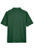 Harriton M348 Mens Advantage Performance Moisture Wicking Short Sleeve Polo Shirt Dark Green Flat Back