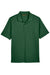 Harriton M348 Mens Advantage Performance Moisture Wicking Short Sleeve Polo Shirt Dark Green Flat Front