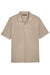 Harriton M348 Mens Advantage Performance Moisture Wicking Short Sleeve Polo Shirt Khaki Flat Front