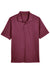 Harriton M348 Mens Advantage Performance Moisture Wicking Short Sleeve Polo Shirt Maroon Flat Front