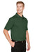 Harriton M348 Mens Advantage Performance Moisture Wicking Short Sleeve Polo Shirt Dark Green Model 3q