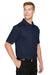 Harriton M348 Mens Advantage Performance Moisture Wicking Short Sleeve Polo Shirt Dark Navy Blue Model 3q