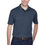 Harriton Mens Moisture Wicking Short Sleeve Polo Shirt - Navy Blue