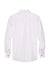 Harriton M500/M500T Mens Wrinkle Resistant Long Sleeve Button Down Shirt w/ Pocket White Flat Back