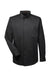 Harriton M581/M581T Mens Foundation Stain Resistant Long Sleeve Button Down Shirt w/ Pocket Black Flat Front