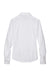 Harriton M600W Womens Oxford Wrinkle Resistant Long Sleeve Button Down Shirt White Flat Back