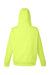 Harriton M711/M711T Mens Climabloc Water Resistant Full Zip Hooded Sweatshirt Hoodie Safety Yellow Flat Back