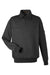 Harriton M712 Mens Climabloc Water Resistant 1/4 Zip Sweatshirt Black Flat Front