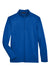 Harriton M748 Mens Advantage Performance Moisture Wicking 1/4 Zip Sweatshirt True Royal Blue Flat Front