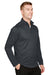 Harriton M748 Mens Advantage Performance Moisture Wicking 1/4 Zip Sweatshirt Dark Charcoal Grey Model 3q