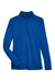 Harriton M748W Womens Advantage Performance Moisture Wicking 1/4 Zip Sweatshirt True Royal Blue Flat Front