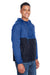 Harriton M750 Mens Packable Wind & Water Resistant 1/4 Zip Hooded Jacket Royal Blue/Navy Blue Model 3q