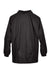 Harriton M775 Mens Wind & Water Resistant Snap Down Staff Jacket Black Flat Back