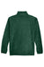 Harriton M990/M990T Mens Pill Resistant Fleece Full Zip Jacket Hunter Green Flat Back