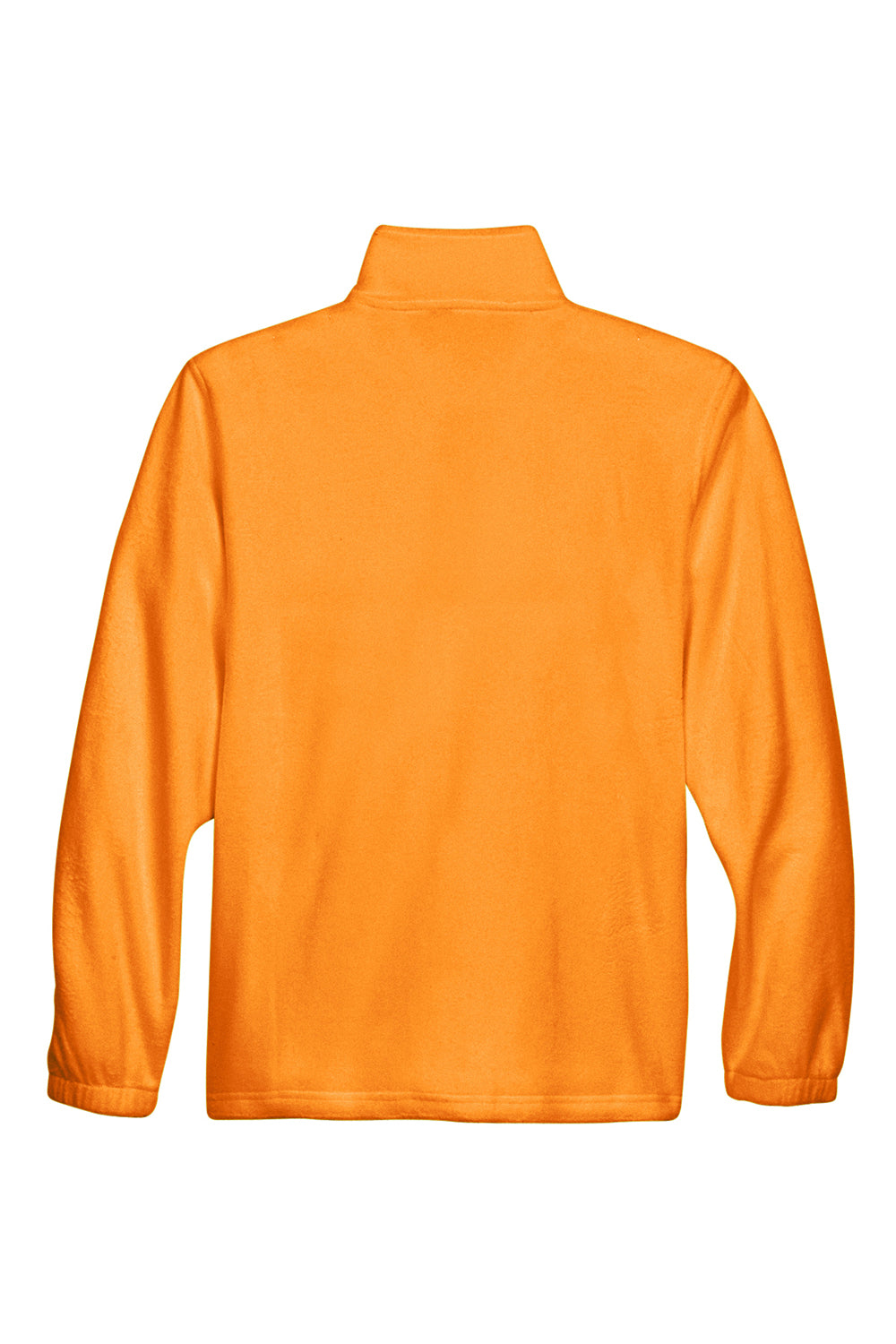 Harriton M990/M990T Mens Pill Resistant Fleece Full Zip Jacket Safety Orange Flat Back