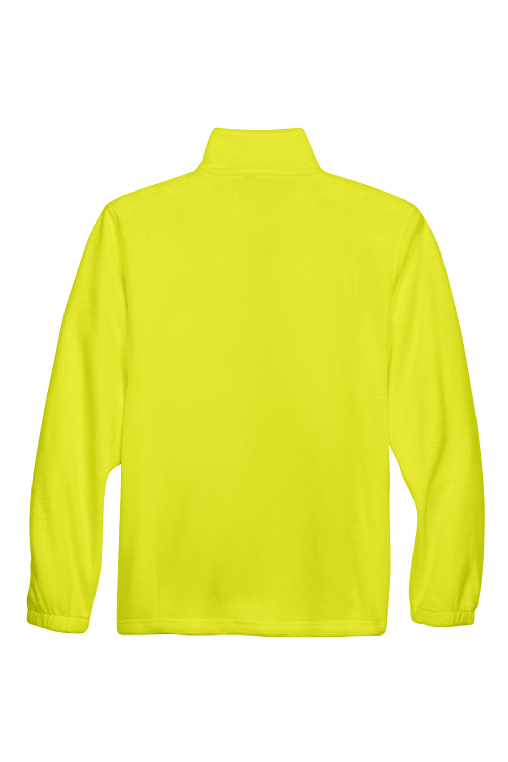 Harriton M990/M990T Mens Pill Resistant Fleece Full Zip Jacket Safety Yellow Flat Back