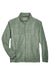 Harriton M990/M990T Mens Pill Resistant Fleece Full Zip Jacket Dill Green Flat Front