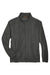 Harriton M990/M990T Mens Pill Resistant Fleece Full Zip Jacket Charcoal Grey Flat Front