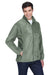 Harriton M990/M990T Mens Pill Resistant Fleece Full Zip Jacket Dill Green Model 3q