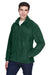 Harriton M990/M990T Mens Pill Resistant Fleece Full Zip Jacket Hunter Green Model 3q