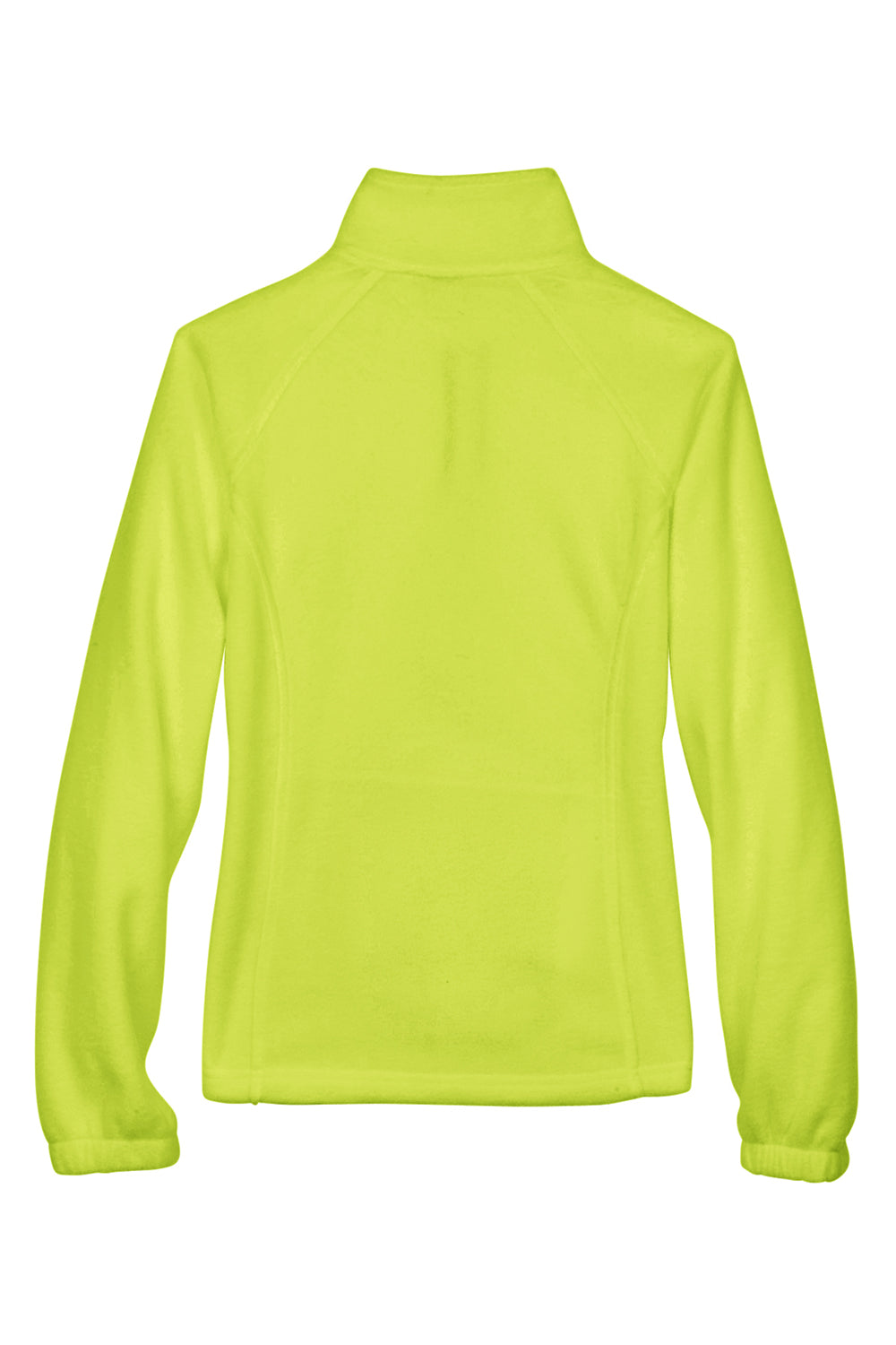 Harriton M990W Womens Pill Resistant Fleece Full Zip Jacket Safety Yellow Flat Back