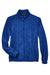 Harriton M990W Womens Pill Resistant Fleece Full Zip Jacket True Royal Blue Flat Front