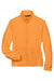 Harriton M990W Womens Pill Resistant Fleece Full Zip Jacket Safety Orange Flat Front