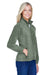 Harriton M990W Womens Pill Resistant Fleece Full Zip Jacket Dill Green Model 3q