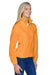 Harriton M990W Womens Pill Resistant Fleece Full Zip Jacket Safety Orange Model 3q