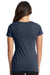 Next Level N1510/1510 Womens Ideal Jersey Short Sleeve Crewneck T-Shirt Indigo Blue Model Back