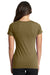 Next Level N1510/1510 Womens Ideal Jersey Short Sleeve Crewneck T-Shirt Military Green Model Back