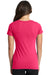 Next Level N1510/1510 Womens Ideal Jersey Short Sleeve Crewneck T-Shirt Raspberry Pink Model Back