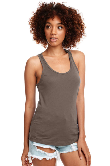 Next Level N1533/1533 Womens Ideal Jersey Tank Top Warm Grey Model Front