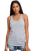 Next Level N1533/1533 Womens Ideal Jersey Tank Top Heather Grey Model Front