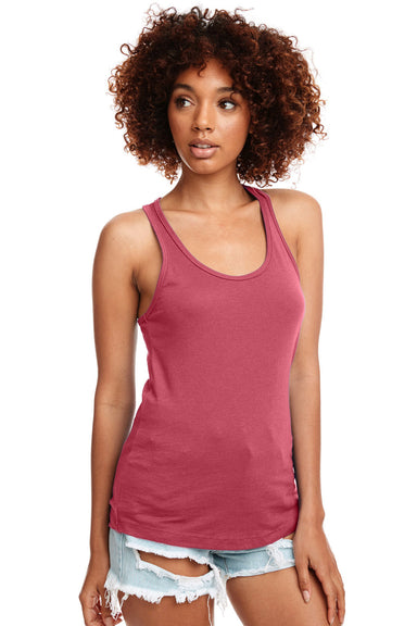 Next Level N1533/1533 Womens Ideal Jersey Tank Top Hot Pink Model Front