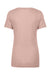 Next Level N1540/1540 Womens Ideal Jersey Short Sleeve V-Neck T-Shirt Desert Pink Flat Back