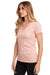 Next Level N1540/1540 Womens Ideal Jersey Short Sleeve V-Neck T-Shirt Desert Pink Model 3Q