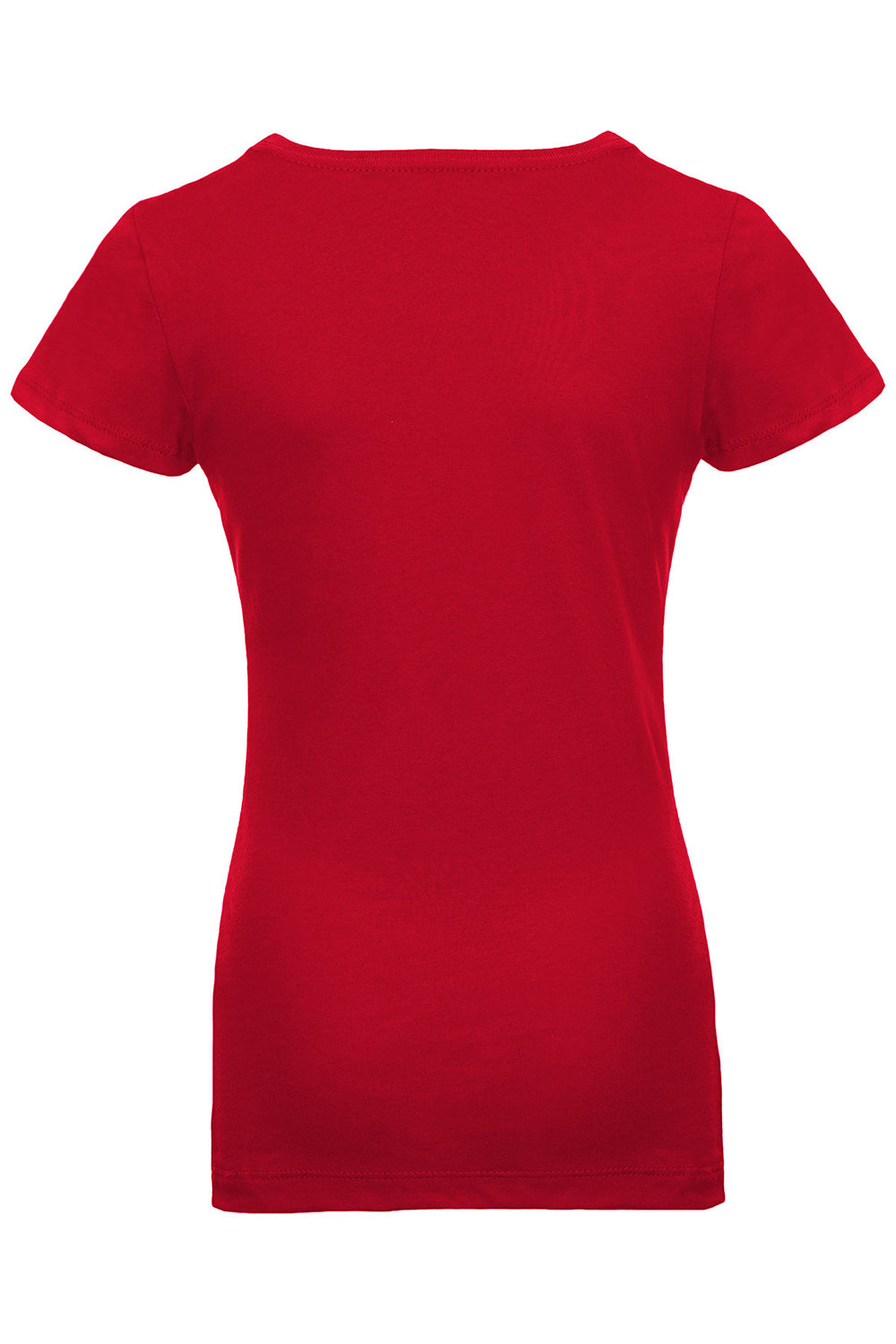 Next Level N3710/3710 Youth Princess Fine Jersey Short Sleeve Crewneck T-Shirt Red Flat Back