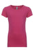 Next Level N3710/3710 Youth Princess Fine Jersey Short Sleeve Crewneck T-Shirt Raspberry Pink Flat Front